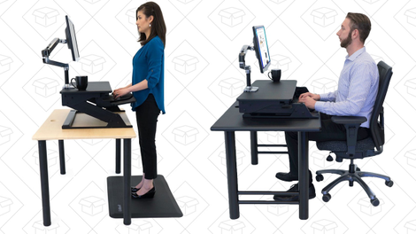 iMovr 35" Standing Desk Riser | $236 | AmazoniMovr 42" Standing Desk Riser | $300 | Amazon